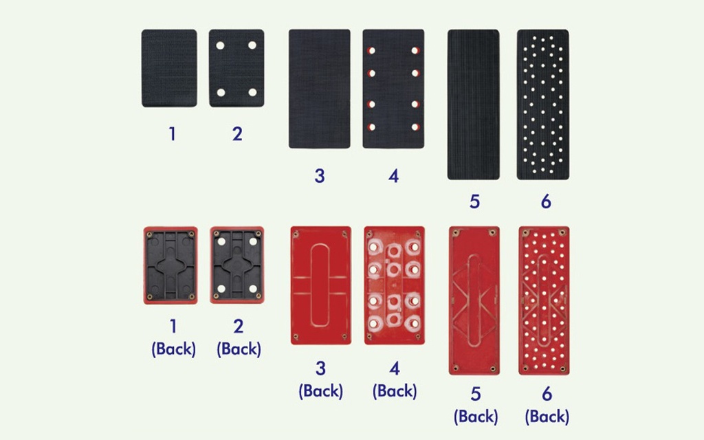 F.R.P. Square Type Sanding Pad-2